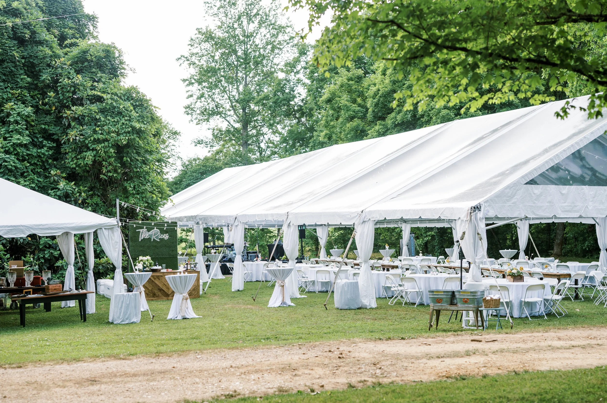 Wedding tarps sales